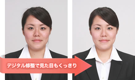 デジタル修正で見た目もくっきり