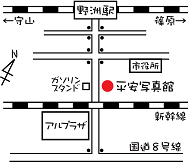 平安写真館への地図